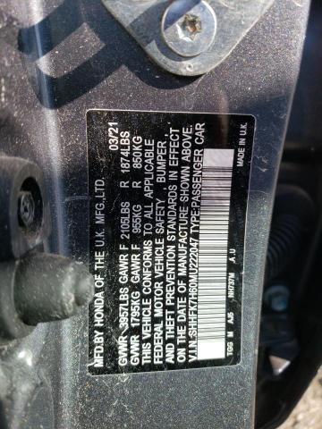 Photo 11 VIN: SHHFK7H60MU222047 - HONDA CIVIC 