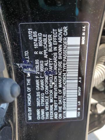 Photo 11 VIN: SHHFK7H60MU425634 - HONDA CIVIC EX 