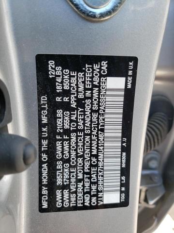 Photo 11 VIN: SHHFK7H64MU410487 - HONDA CIVIC EX 