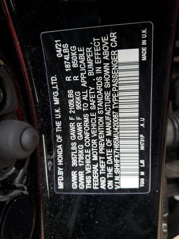 Photo 11 VIN: SHHFK7H65MU420087 - HONDA CIVIC 