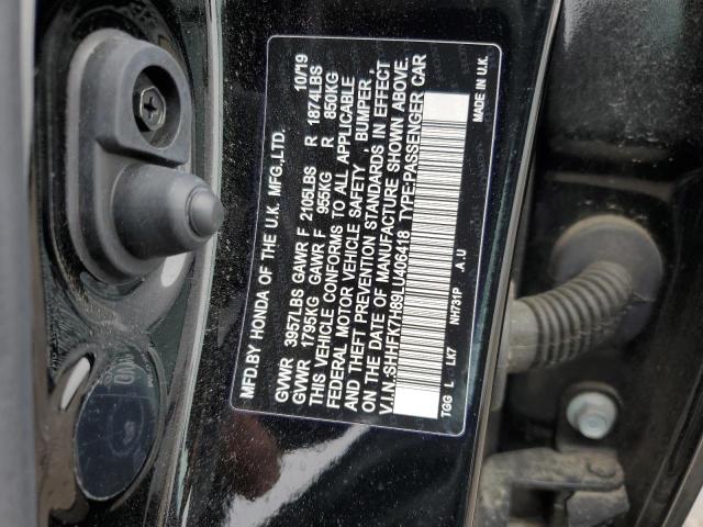 Photo 11 VIN: SHHFK7H89LU406418 - HONDA CIVIC EXL 