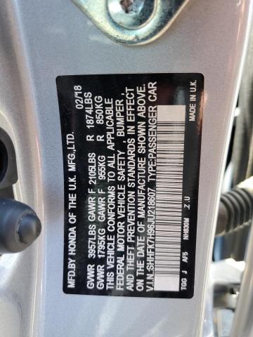 Photo 11 VIN: SHHFK7H96JU218607 - HONDA CIVIC 