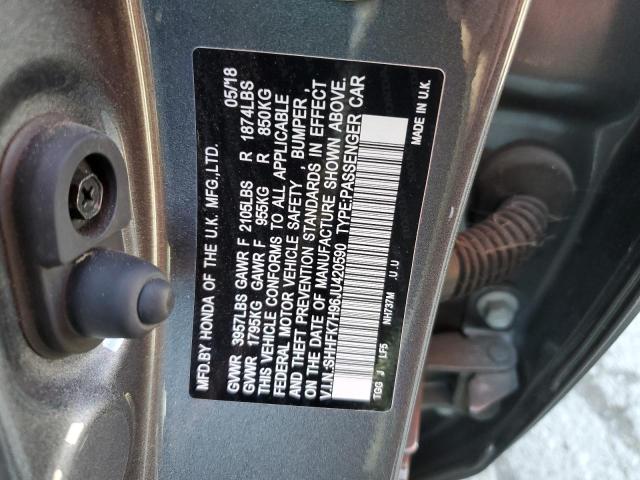 Photo 11 VIN: SHHFK7H96JU420590 - HONDA CIVIC 