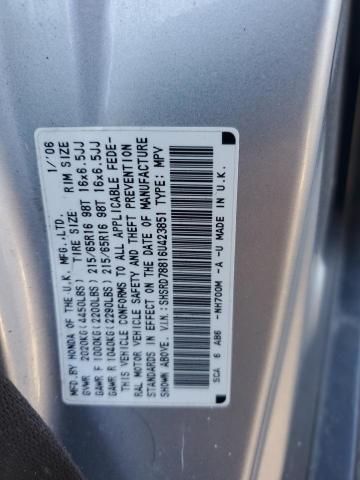 Photo 12 VIN: SHSRD78816U423851 - HONDA CR-V EX 