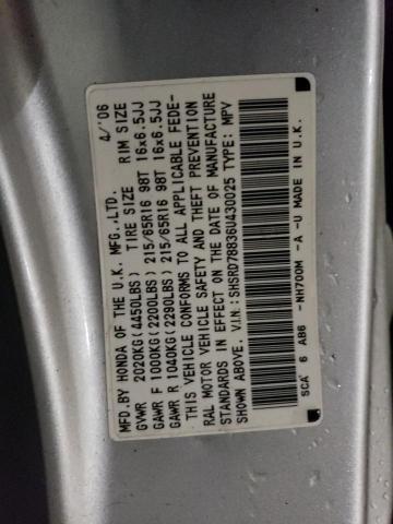 Photo 12 VIN: SHSRD78836U430025 - HONDA CR-V EX 