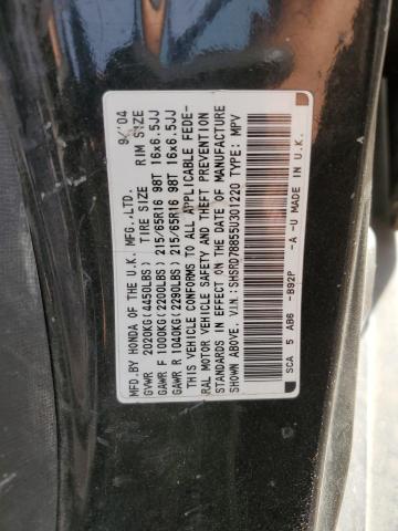 Photo 12 VIN: SHSRD78855U301220 - HONDA CR-V EX 