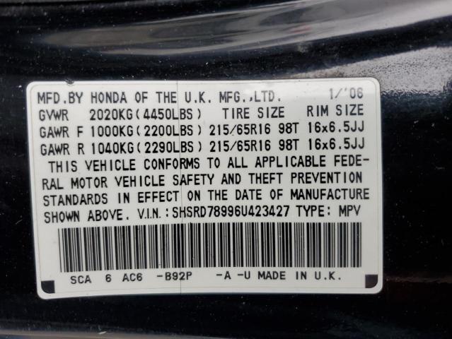 Photo 12 VIN: SHSRD78996U423427 - HONDA CR-V SE 