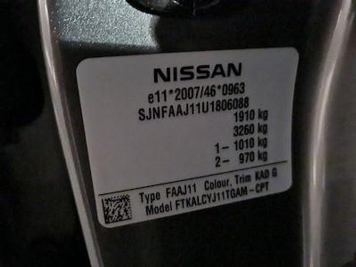 Photo 12 VIN: SJNFAAJ11U1806088 - NISSAN QASHQAI DIESEL - 2014 