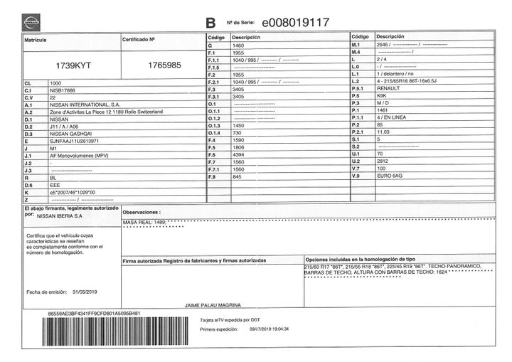 Photo 22 VIN: SJNFAAJ11U2613971 - NISSAN QASHQAI 