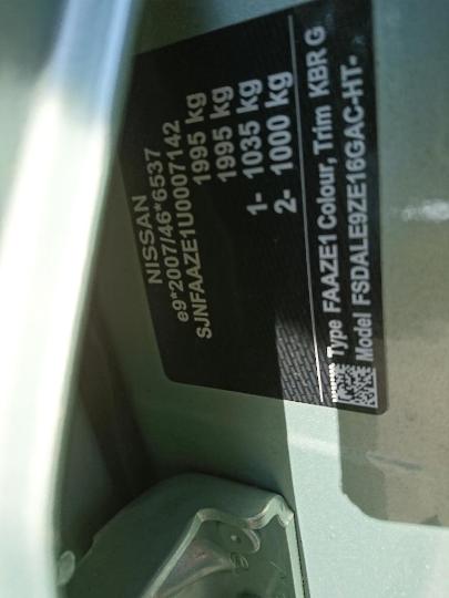 Photo 24 VIN: SJNFAAZE1U0007142 - NISSAN LEAF 