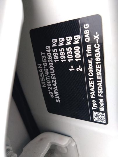 Photo 22 VIN: SJNFAAZE1U0026049 - NISSAN LEAF 