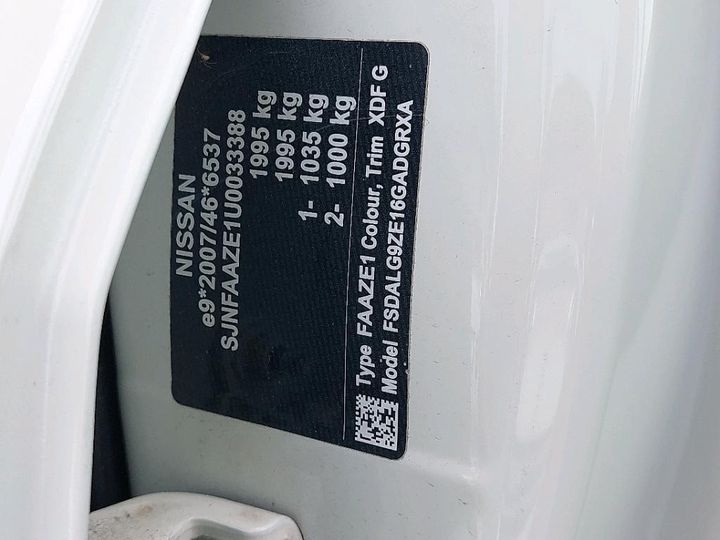 Photo 8 VIN: SJNFAAZE1U0033388 - NISSAN LEAF 