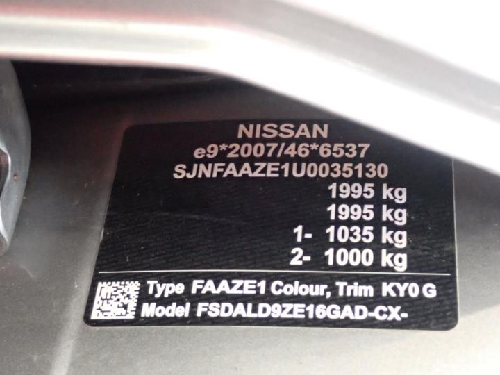 Photo 15 VIN: SJNFAAZE1U0035130 - NISSAN LEAF 2 