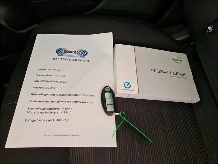 Photo 4 VIN: SJNFAAZE1U0040640 - NISSAN LEAF 