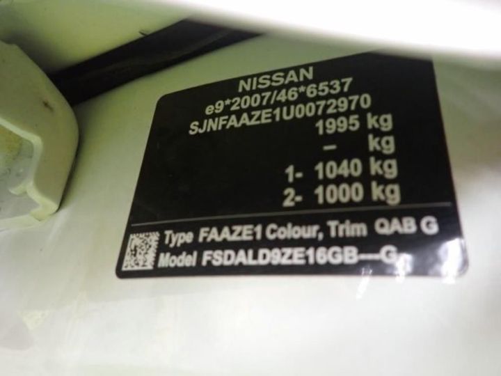 Photo 13 VIN: SJNFAAZE1U0072970 - NISSAN LEAF 