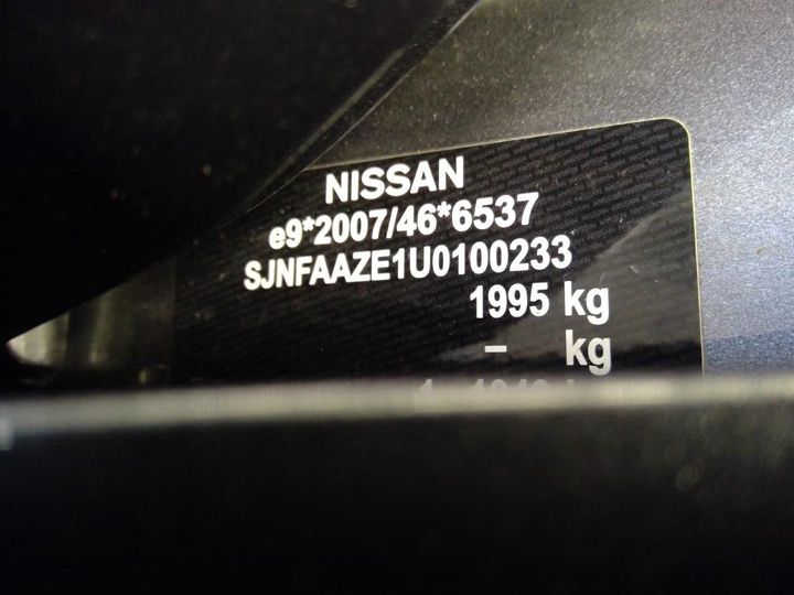 Photo 11 VIN: SJNFAAZE1U0100233 - NISSAN LEAF 