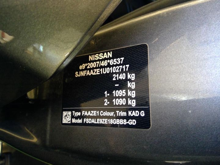 Photo 10 VIN: SJNFAAZE1U0102717 - NISSAN LEAF 