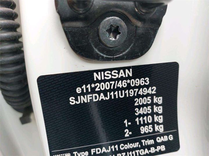 Photo 8 VIN: SJNFDAJ11U1974942 - NISSAN QASHQAI 