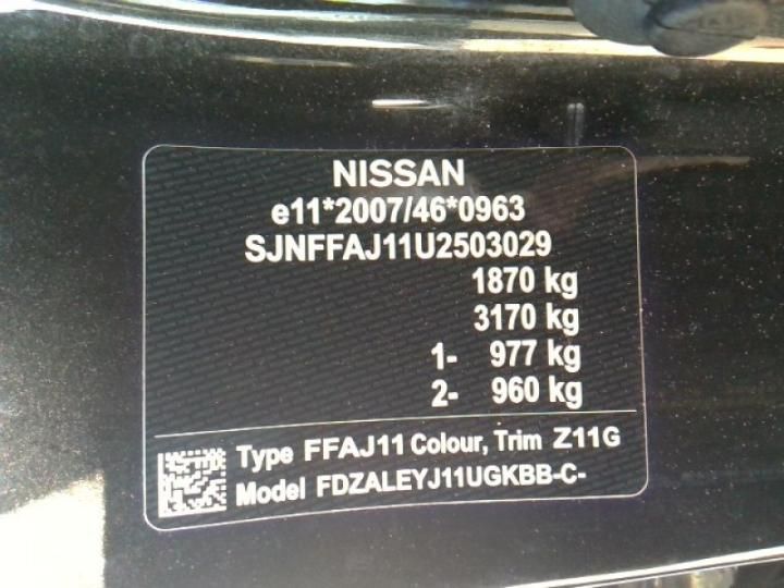 Photo 10 VIN: SJNFFAJ11U2503029 - NISSAN QASHQAI 