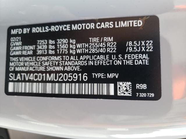 Photo 9 VIN: SLATV4C01MU205916 - ROLLS-ROYCE CULLINAN 