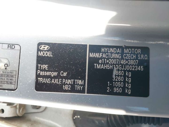 Photo 28 VIN: TMAH5H13GJJ002345 - HYUNDAI I 