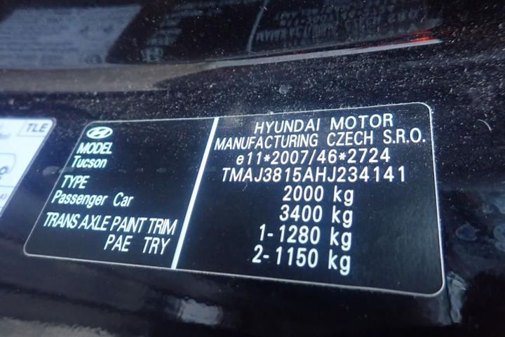 Photo 12 VIN: TMAJ3815AHJ234141 - HYUNDAI TUCSON 