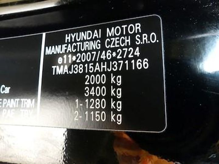 Photo 12 VIN: TMAJ3815AHJ371166 - HYUNDAI TUCSON DIESEL - 2015 