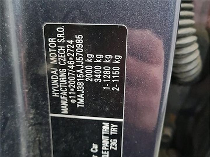 Photo 11 VIN: TMAJ3815AJJ570985 - HYUNDAI TUCSON DIESEL - 2015 