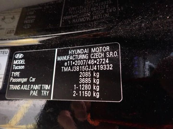 Photo 12 VIN: TMAJ3815GJJ419332 - HYUNDAI TUCSON 