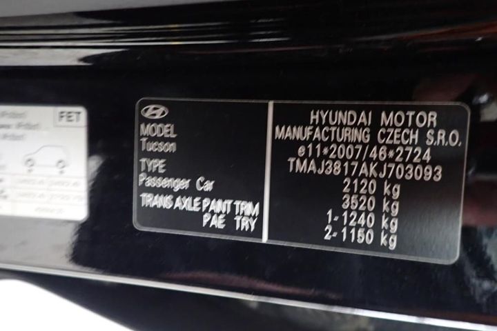 Photo 6 VIN: TMAJ3817AKJ703093 - HYUNDAI TUCSON 