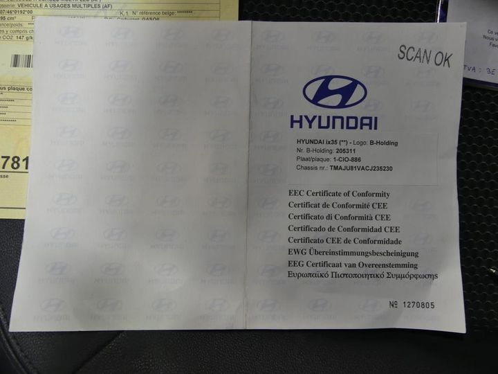 Photo 10 VIN: TMAJU81VACJ235230 - HYUNDAI IX35 