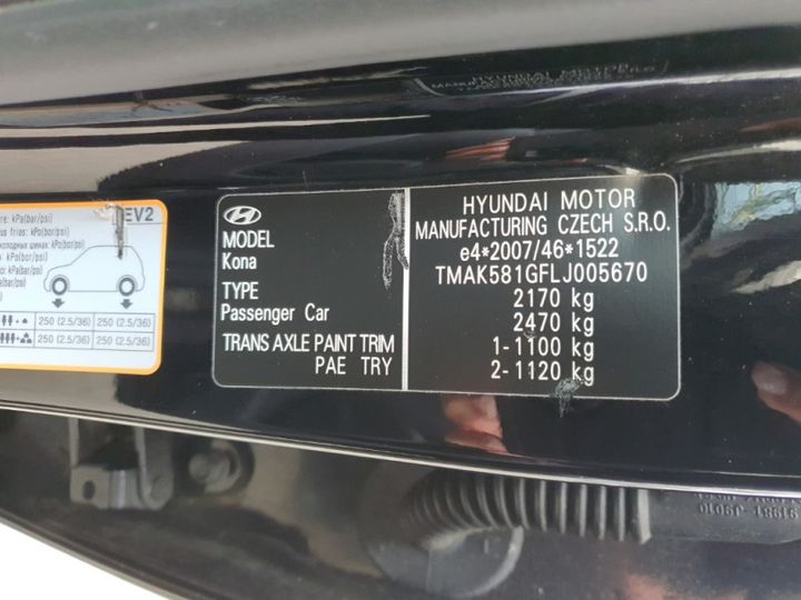 Photo 13 VIN: TMAK581GFLJ005670 - HYUNDAI KONA 