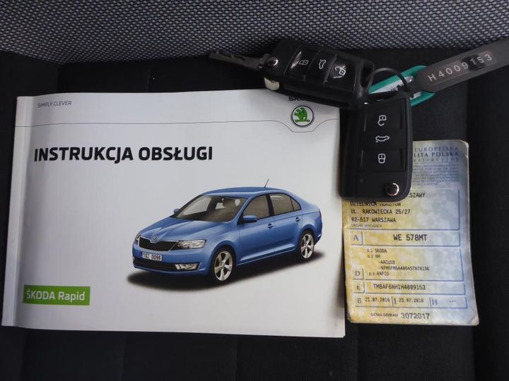 Photo 17 VIN: TMBAF6NH1H4009153 - SKODA RAPID 