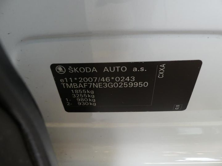 Photo 16 VIN: TMBAF7NE3G0259950 - SKODA OCTAVIA 