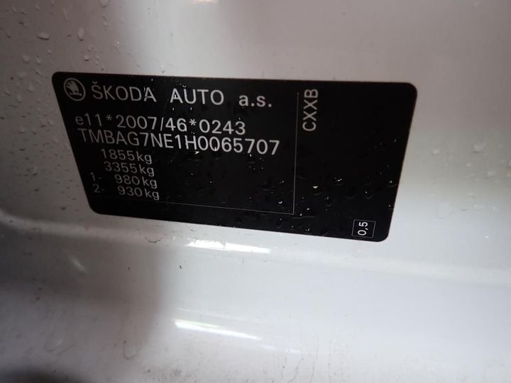 Photo 13 VIN: TMBAG7NE1H0065707 - SKODA OCTAVIA 