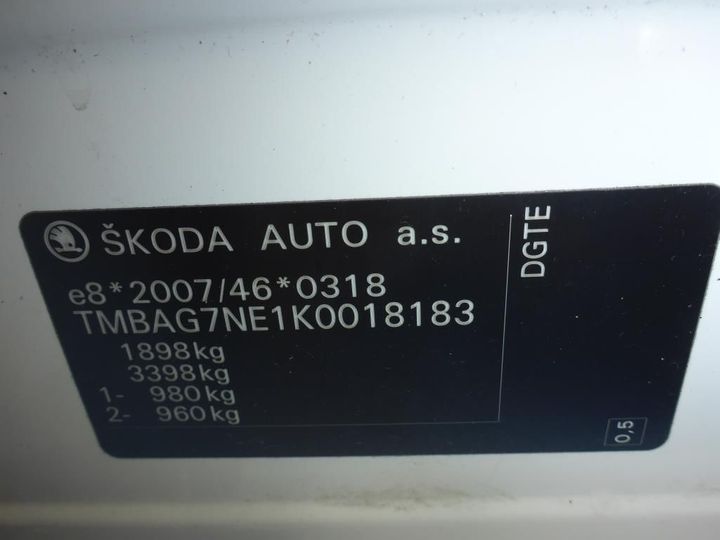 Photo 13 VIN: TMBAG7NE1K0018183 - SKODA OCTAVIA 