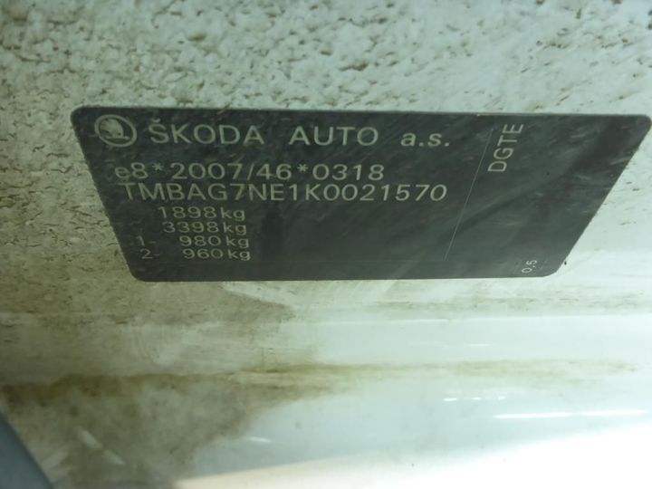 Photo 14 VIN: TMBAG7NE1K0021570 - SKODA OCTAVIA 