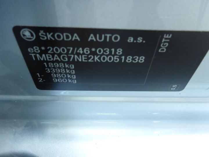 Photo 15 VIN: TMBAG7NE2K0051838 - SKODA OCTAVIA 