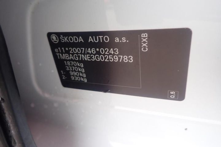 Photo 11 VIN: TMBAG7NE3G0259783 - SKODA OCTAVIA 