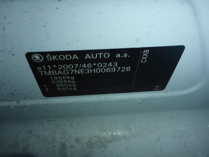 Photo 13 VIN: TMBAG7NE3H0069726 - SKODA OCTAVIA 