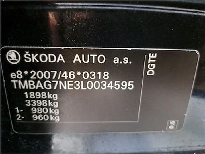 Photo 11 VIN: TMBAG7NE3L0034595 - SKODA OCTAVIA 