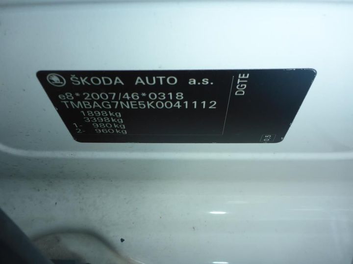 Photo 12 VIN: TMBAG7NE5K0041112 - SKODA OCTAVIA 