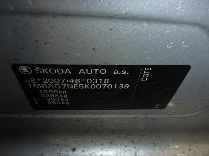 Photo 20 VIN: TMBAG7NE5K0070139 - SKODA OCTAVIA 