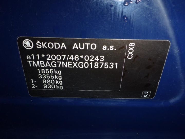 Photo 11 VIN: TMBAG7NEXG0187531 - SKODA OCTAVIA 