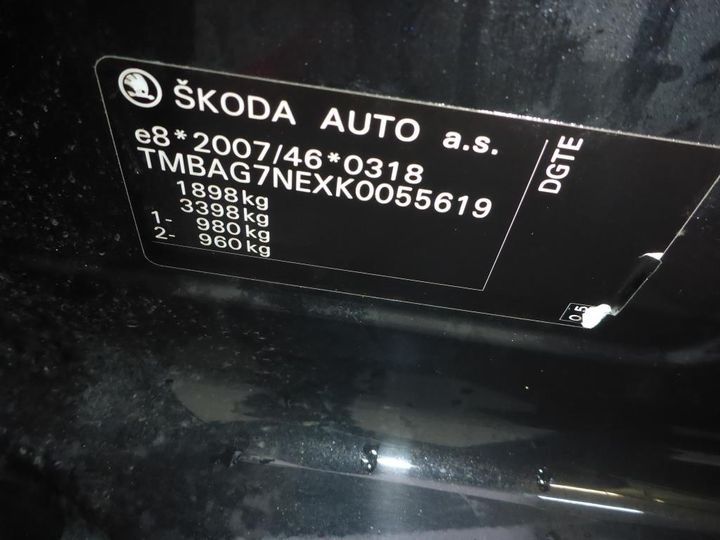 Photo 10 VIN: TMBAG7NEXK0055619 - SKODA OCTAVIA 