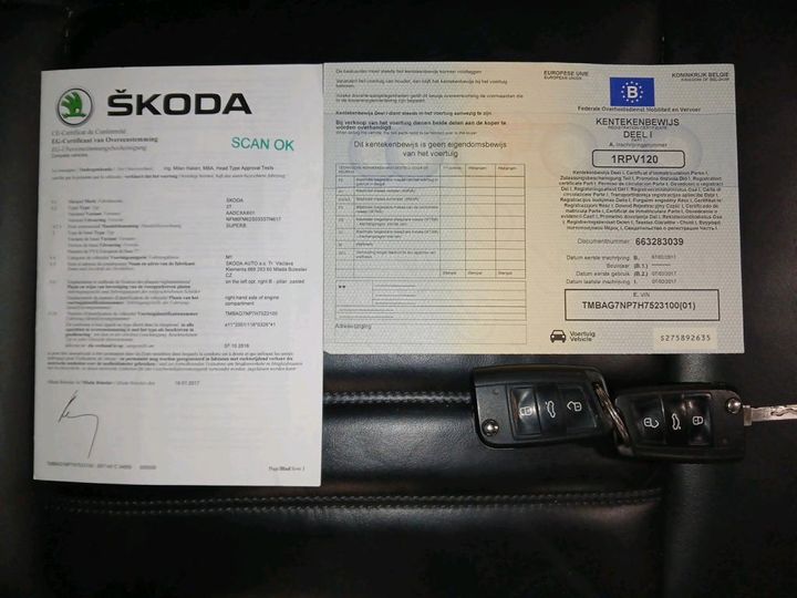 Photo 3 VIN: TMBAG7NP7H7523100 - SKODA SUPERB 