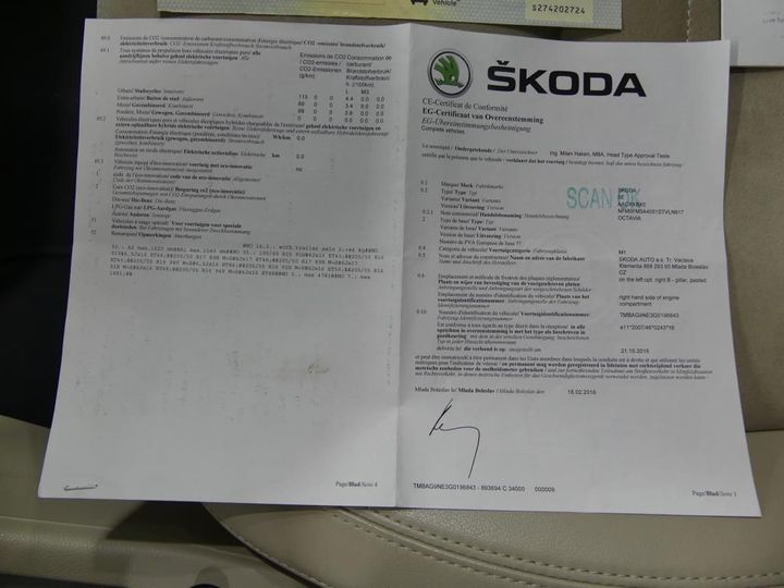 Photo 10 VIN: TMBAG9NE3G0196843 - SKODA OCTAVIA 