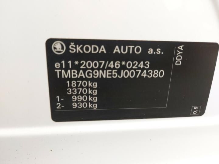 Photo 30 VIN: TMBAG9NE5J0074380 - SKODA OCTAVIA 