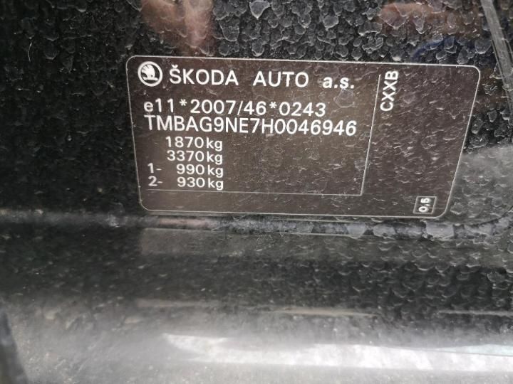 Photo 11 VIN: TMBAG9NE7H0046946 - SKODA OCTAVIA 