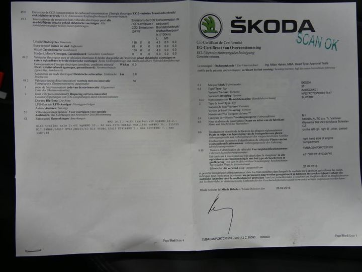 Photo 13 VIN: TMBAG9NPXH7031530 - SKODA SUPERB 